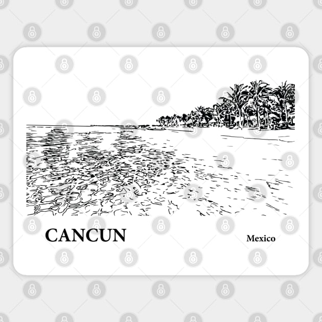 Cancun Mexico Magnet by Lakeric